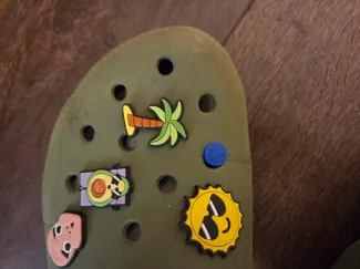 Blank EASILY Customisable Jibbit Croc Charm Base