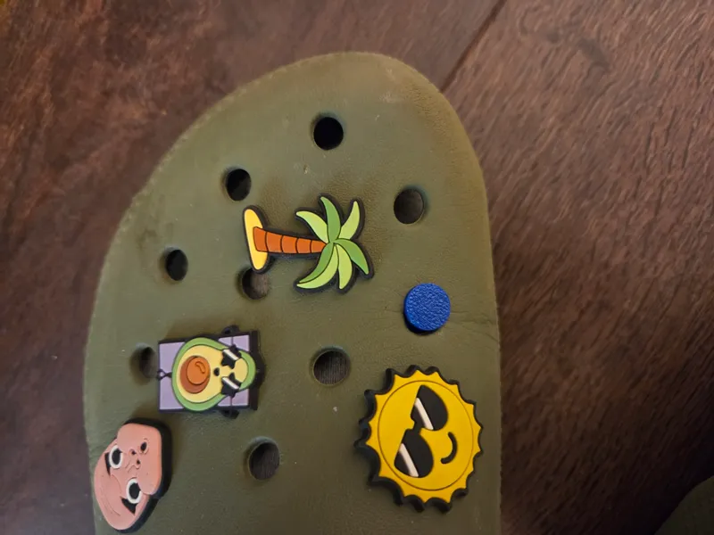 Blank EASILY Customisable Jibbit Croc Charm Base
