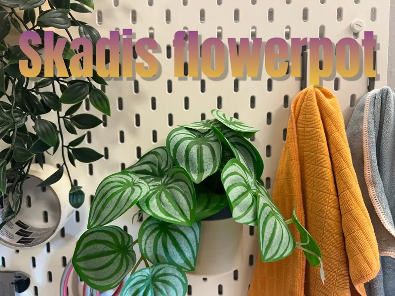 Skadis Blumentopf für Ikea Pflanzen