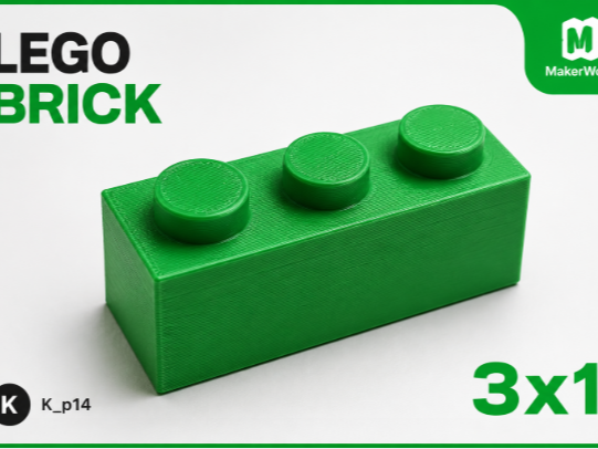 LEGOs brick 3x1