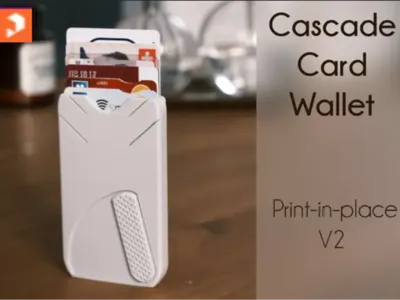 Cascade card wallet