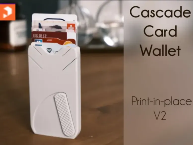 Cascade card wallet