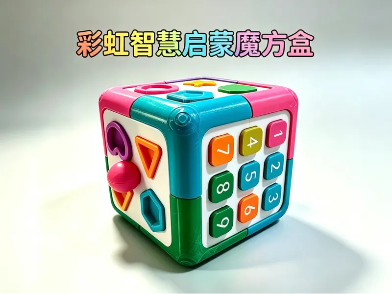 彩虹智慧启蒙魔方盒（儿童益智）增加齿轮 
