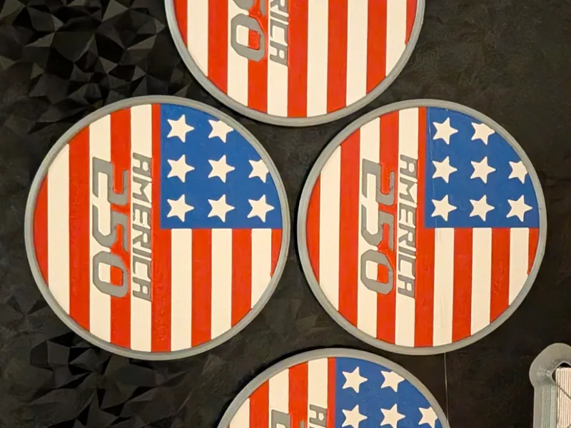 America 250 Coaster