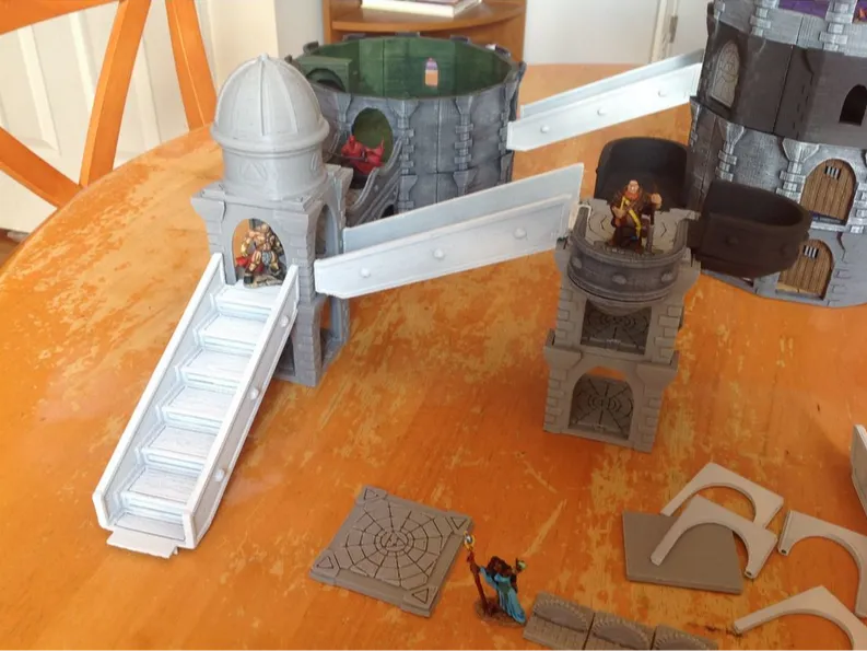12-Sided Tower Accessory - Bridge Stairs