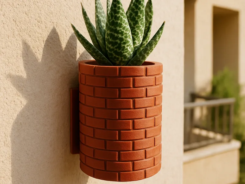 Wall Mounted Planter - Brick Castle Style
