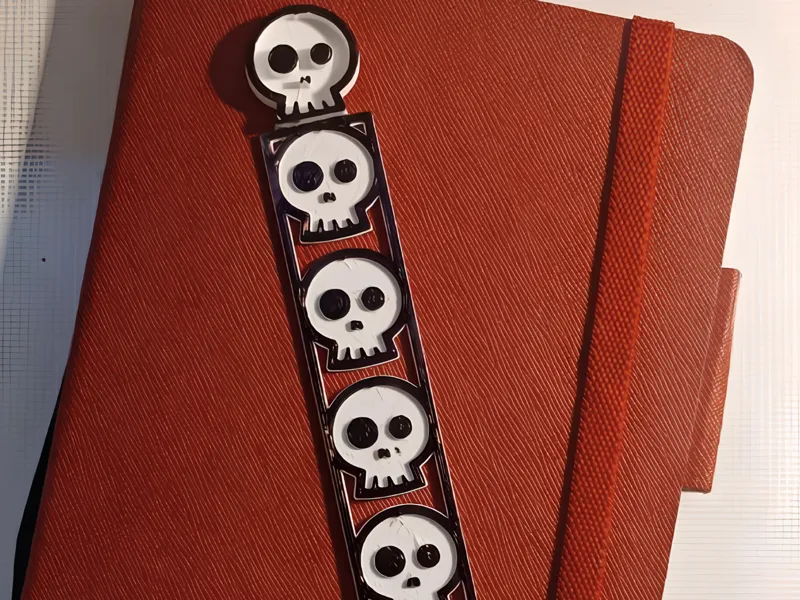 Halloween Skull BookMark