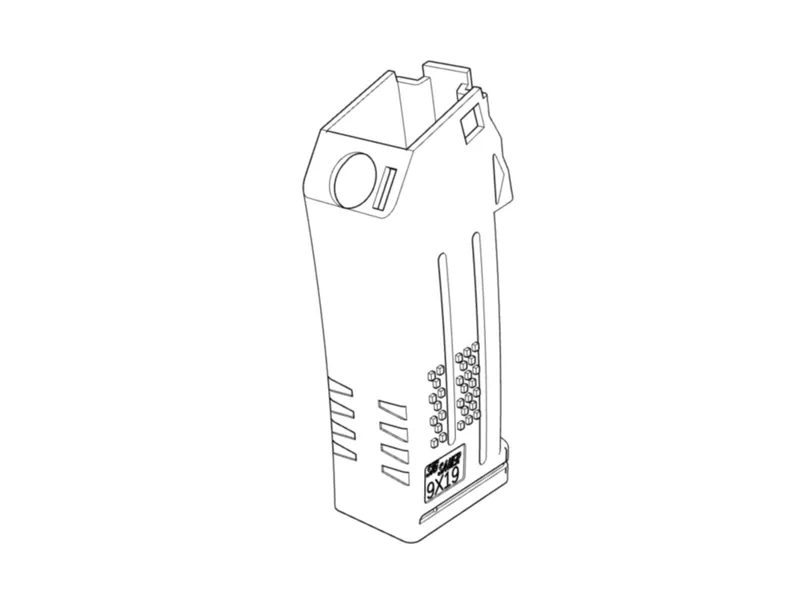 适用 司骏MPX 10发弹匣 外壳