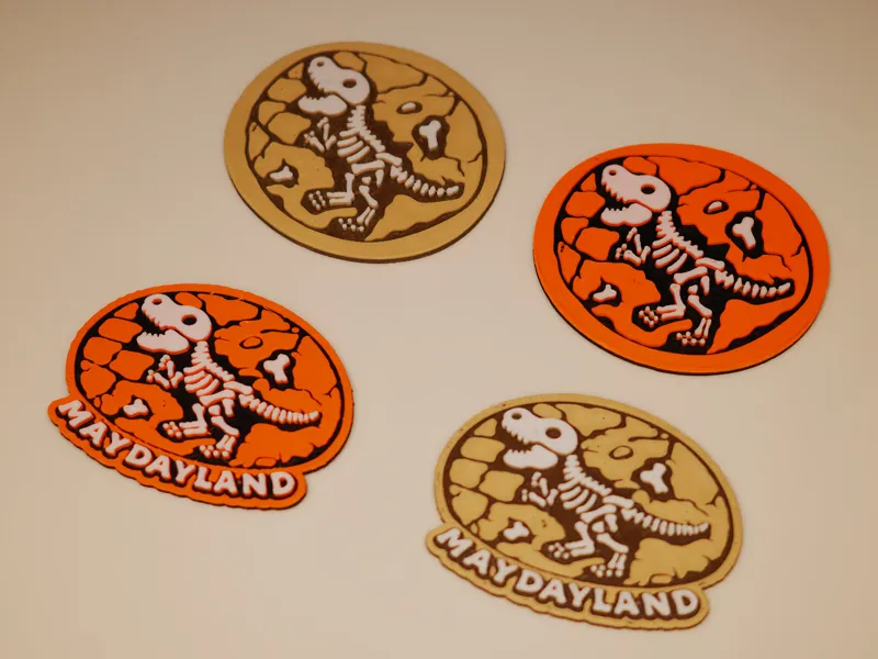 【无需AMS】五月天 自然博物馆同款 恐龙徽章 谷子  maydayland 卜卜 互黑物料 物料 