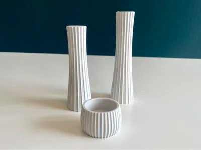 Modern Candle Holder Set – 3 Pieces