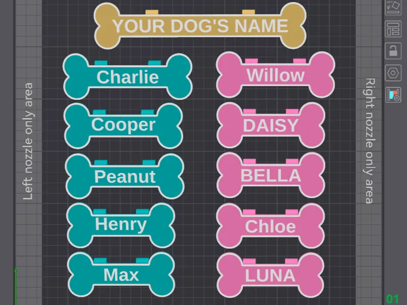 Customizable Dog Crate Tag (Parametric)
