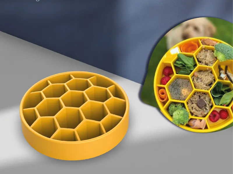 Honeycomb Slow Feeder Bowl