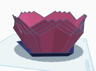 Pentagon Flower Pot