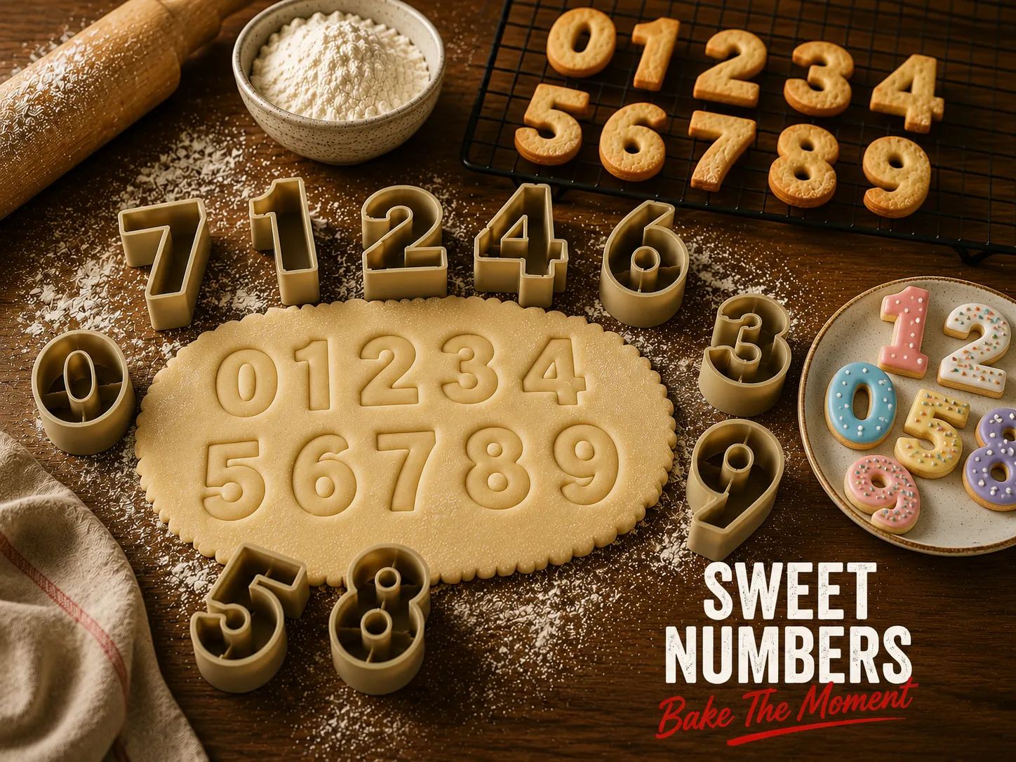 Number Cookie Cutter Set