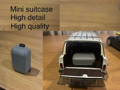 Mini Suitcase for model cars
