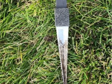 Garden Lantern pole support coupler and spike