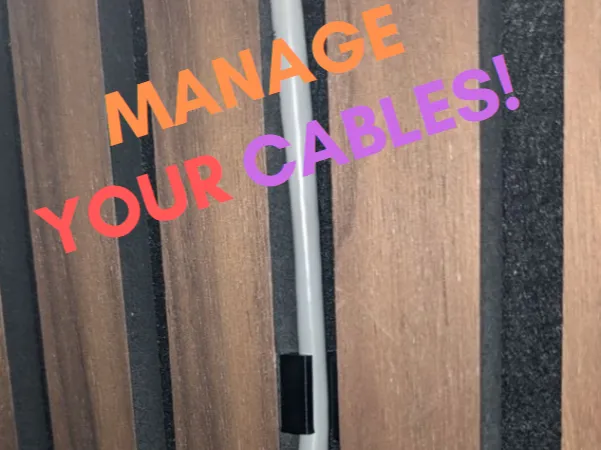 Wood Panel Wire Clip (Wood Veneer Hub)