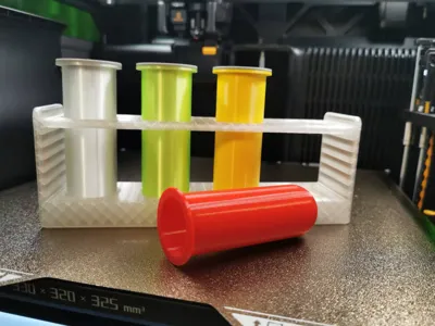 Test tube + Test tube rack + Storage