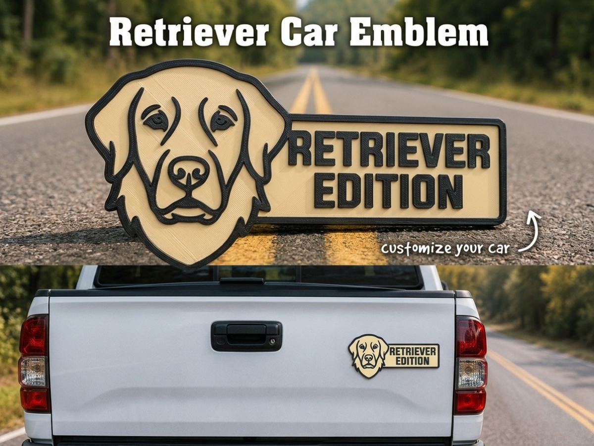 Retriever Car Emblem - The Retriever Edition