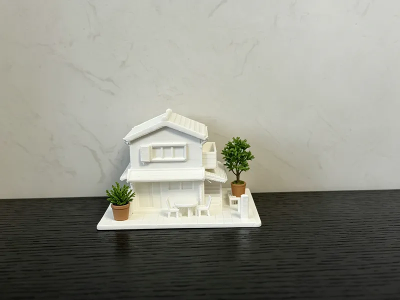 日式建筑  一户建房屋模型