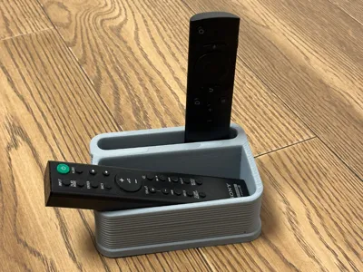 Remote control organizer for two remote controls
