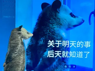 背手负鼠