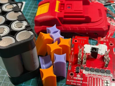 Tool Battery Stopper Block