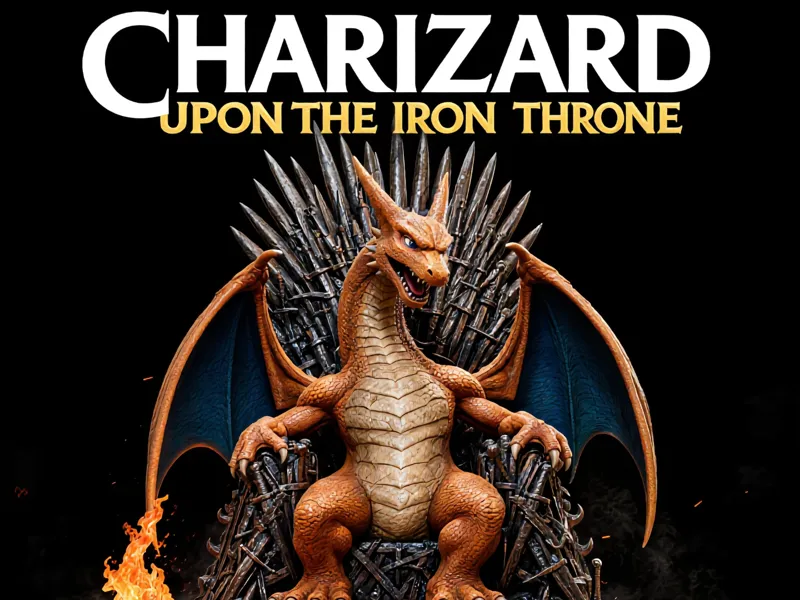 Charizard upon the Iron Throne by Game of Thornes