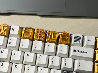 Good Fortune Keycap Mechanical Keyboard No.004