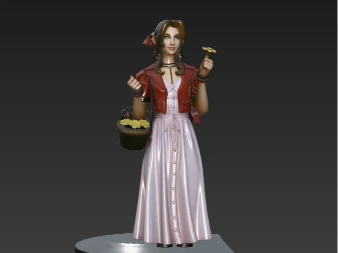 Aerith Gainsborough Final Fantasy Rebirth FanArt