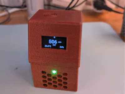 CO2-Ampel mit ESP32, Display, SCD41 und Touch