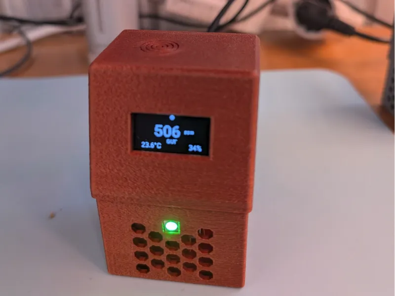 CO2-Ampel mit ESP32, Display, SCD41 und Touch