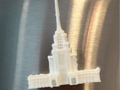 Syracuse Utah Temple Magnet (With Magnet Recesses)