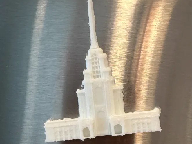 Syracuse Utah Temple Magnet (With Magnet Recesses)