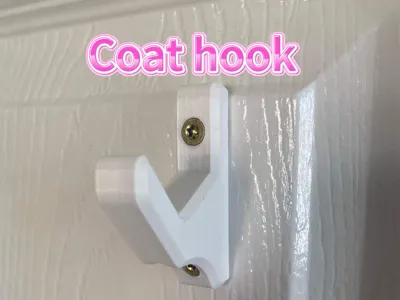 Printed coat hook