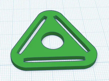 Triangle 3-way buckle