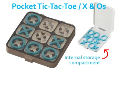 Pocket Mini Tic-Tac-Toe | Travel fun game
