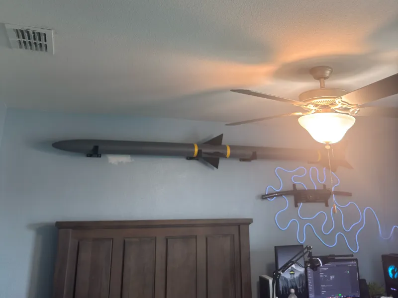 10 Foot Tall AIM-120A Rocket / Missile Model