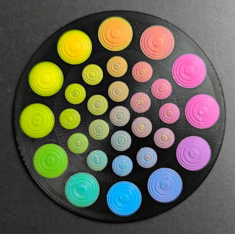 Reusable palettes for Bambu Color Mixing - Free 3D Print Model - MakerWorld