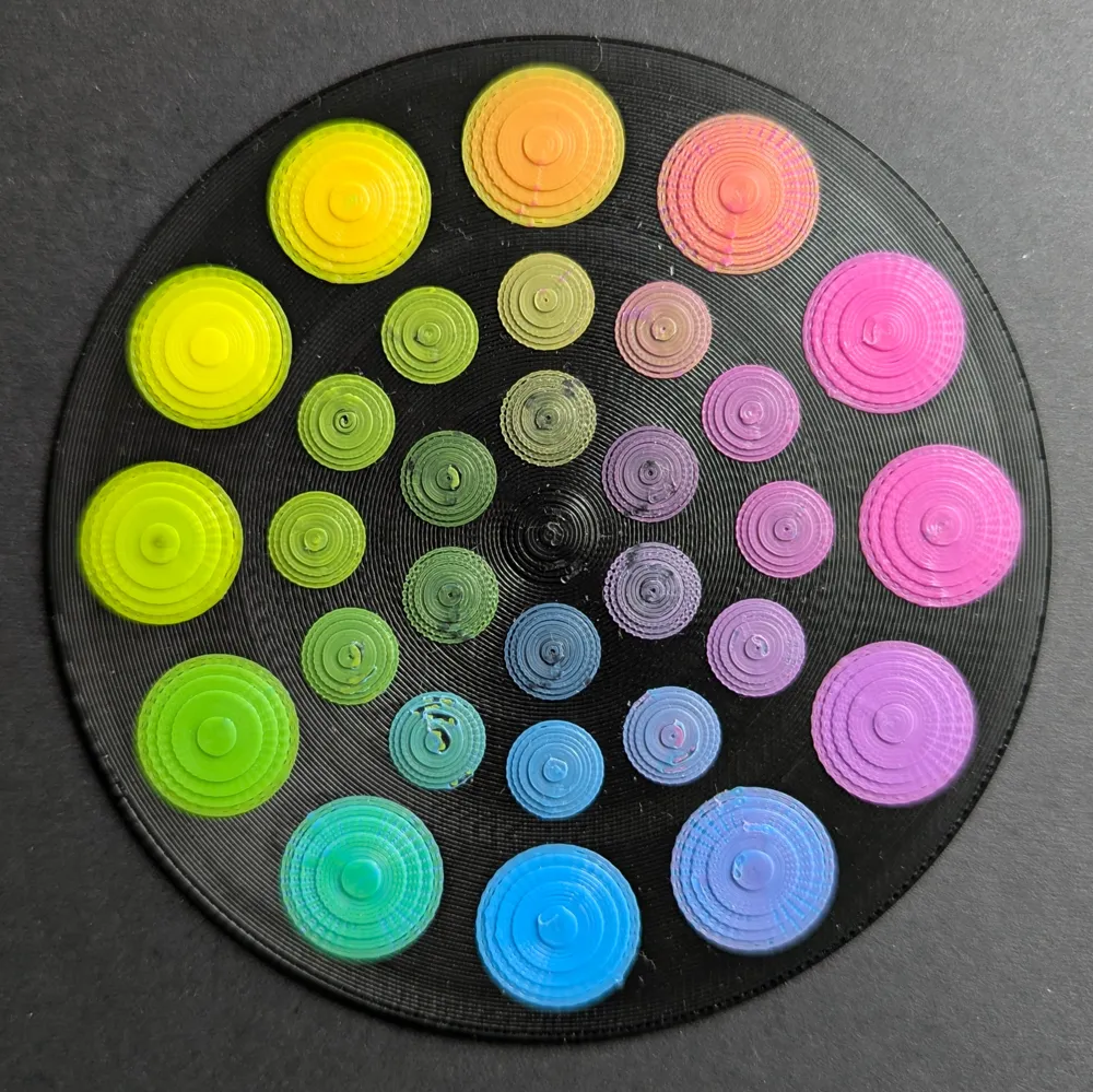 Reusable palettes for Bambu Color Mixing - Free 3D Print Model - MakerWorld