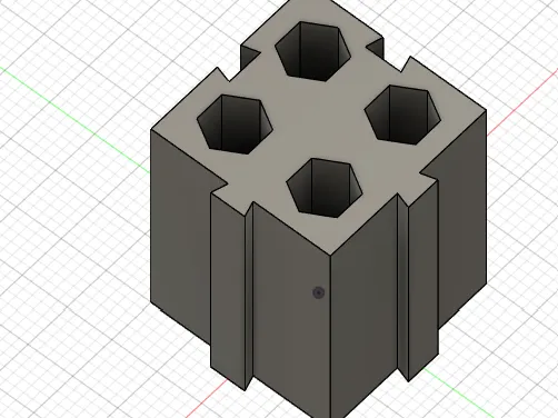 可拼装1/4“螺丝刀批头架（2x2）