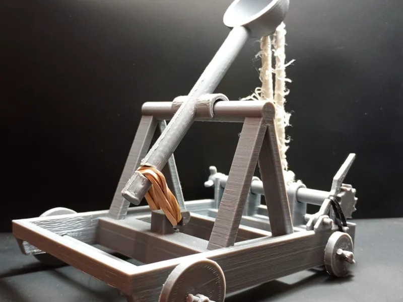 Mini Catapulta medieval