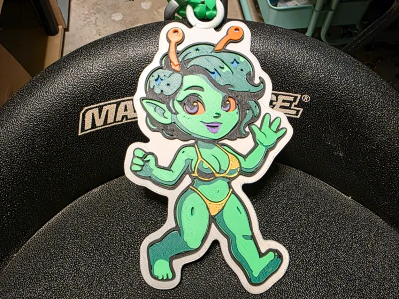 alien bikini hype chain