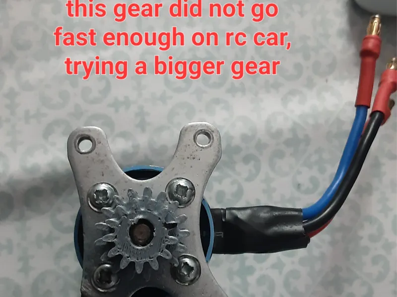 Gear motor shaft test