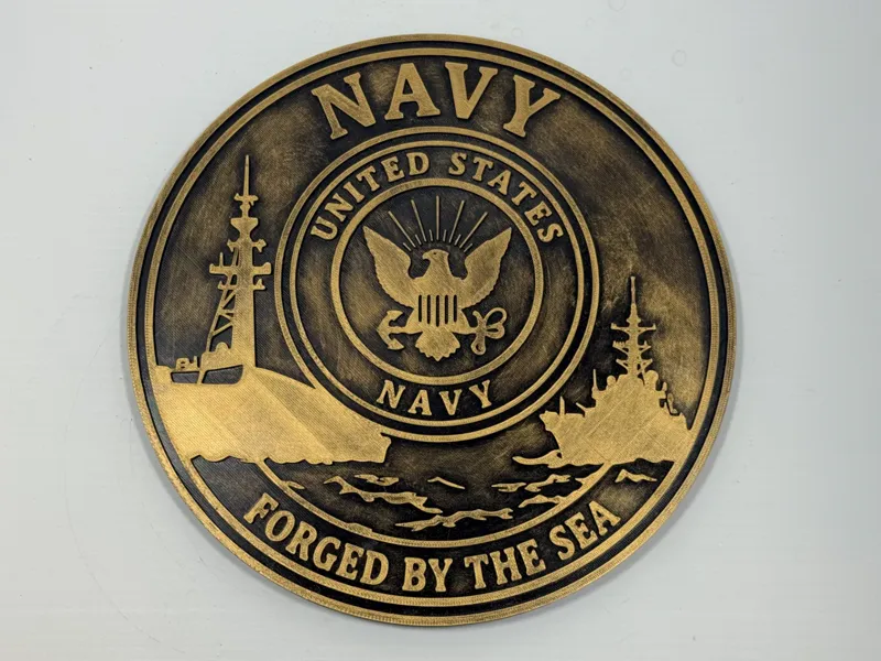 NAVY Medallion - Forged By The Sea