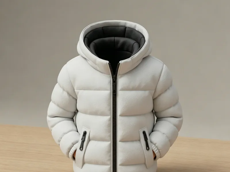 羽绒服形状的艺术笔筒