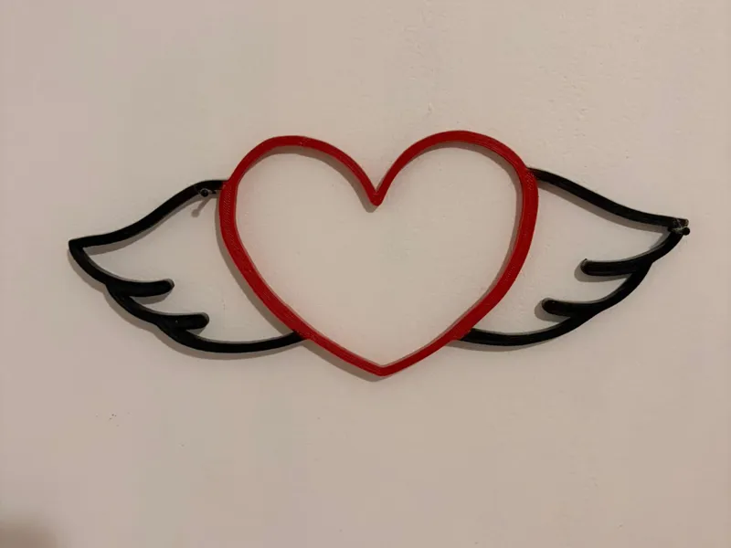 coeur ailes