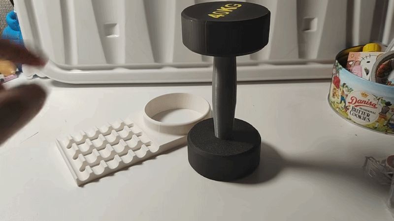 哑铃手机平板支架