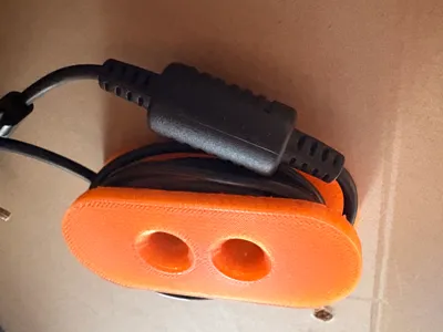 Cable winder under desk