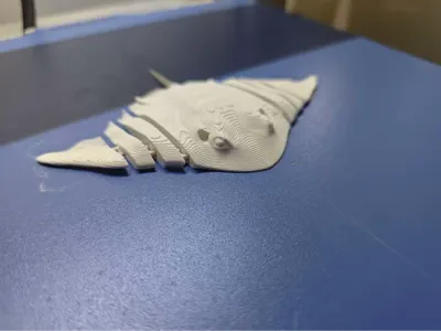 Manta Ray - Articulated Print-in-Place - Scalable